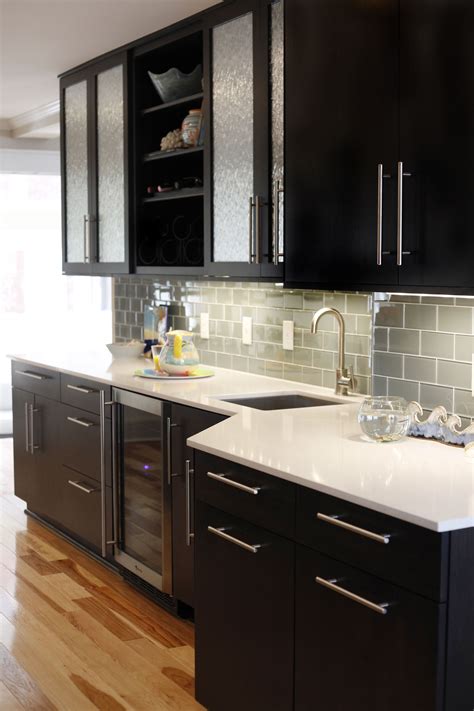 black cabinets with stainless steel contertop|black countertop cabinets.